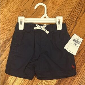 Ralph Lauren Navy Blue Cotton Chino Kids Short